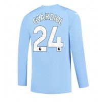 Manchester City Josko Gvardiol #24 Hjemmebanetrøje 2023-24 Langærmet